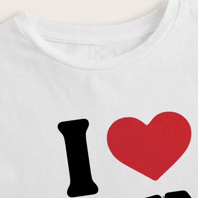 I Love Me Graphic T Shirts Baby Tees Y2K Tops T-Shirt Woman T-Shirts Women'S Cropped Crop Top Women Grunge Clothes Y2K Kitty Emo