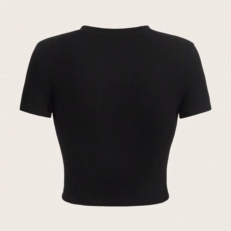 I Love Me Graphic T Shirts Baby Tees Y2K Tops T-Shirt Woman T-Shirts Women'S Cropped Crop Top Women Grunge Clothes Y2K Kitty Emo